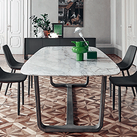 Mesas de comedor de mármol: elegancia garantizada