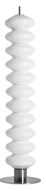 Lámpara de pie Tiare cristal blanco