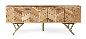 Mesa TV industrial 3 puertas Raida