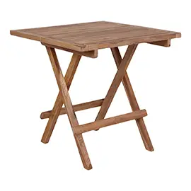 Mesa de auxiliar de jardín pequeña teca