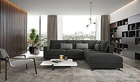 Sofá con chaise longue Giorgio