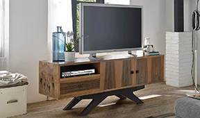 Mueble tv 2 puertas vintage Natura Mueble tv 2 puertas vintage Natura