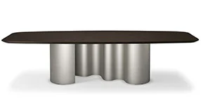 Mesa de comedor bordes biselados Papel by Cattelan Italia Mesa de comedor bordes biselados Papel by Cattelan Italia