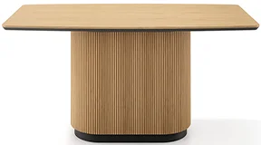 Mesa de comedor roble recta fija Carulla Mesa de comedor roble recta fija Carulla