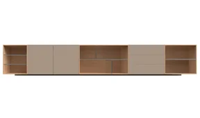 Mueble tv grande roble y cristal Murano by Bodonni Mueble tv grande roble y cristal Murano by Bodonni