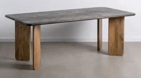 Mesa de comedor natural marron Pilgrim Mesa de comedor natural marron Pilgrim