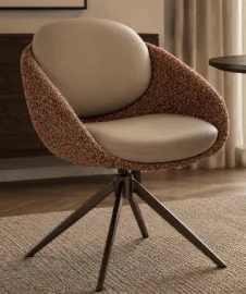 Silla giratoria rojiza Averik