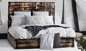 Cama 4 cajones pino macizo Telir Cama 4 cajones pino macizo Telir