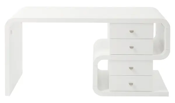 Mesa de escritorio White Club Snake