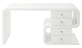 Mesa de escritorio White Club Snake