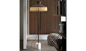 Lámpara de pie Gebrüder Thonet Wagasa