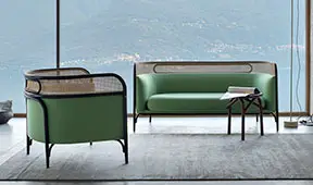 Sofá Gebrüder Thonet Targa