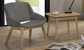 Sillón tapizado nórdico Koli Sillón tapizado nórdico Koli