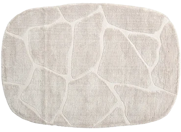 Alfombra oval Turtle gris clara Alfombra oval Turtle gris clara
