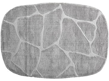 Alfombra oval Turtle gris oscura Alfombra oval Turtle gris oscura