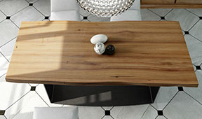 Mesa de comedor madera maciza olmo Maramures