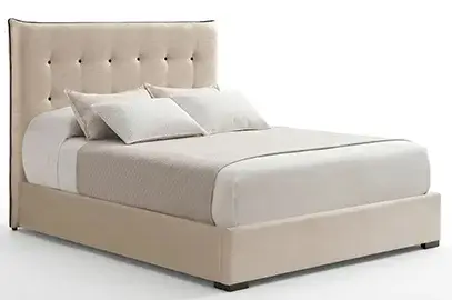 Cama con canapé tapizada Siena