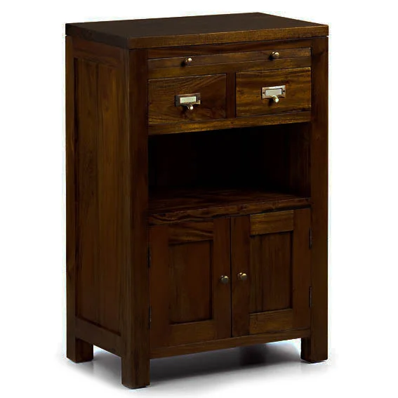 Mesa auxiliar 2 cajones Colonial Flamingo