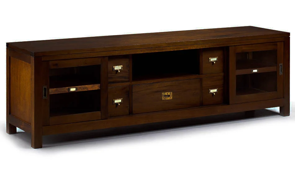 Mueble tv 2 puertas Colonial Flamingo