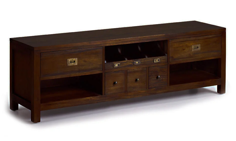 Mueble tv 5 cajones Colonial Flamingo