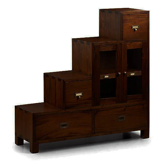 Mueble escalera derecha 2 puertas 4 cajones