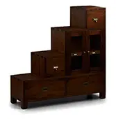 Mueble escalera derecha 2 puertas 4 cajones