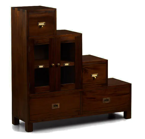 Mueble escalera izquierda 2 puertas 4 cajones