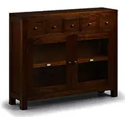 Mueble Hall Flamingo 2 puertas 5 cajones