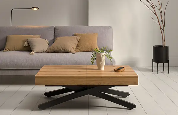 Mesa de centro convertible en comedor extensible Termis