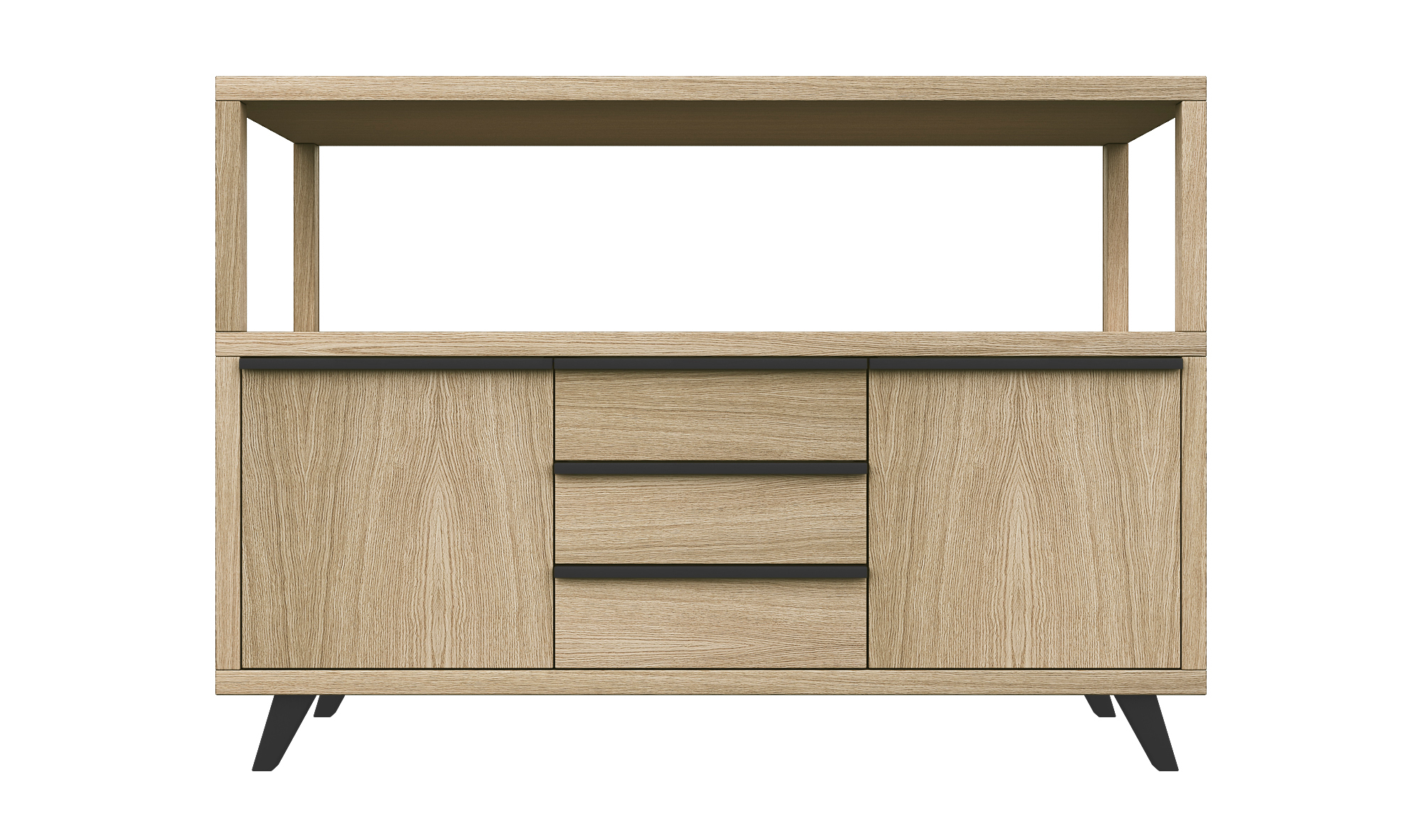 Mueble tv pequeño con ruedas nórdico Sendai