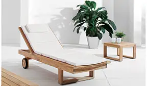 Chaise longue de jardín Serter