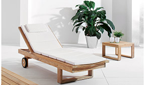 Chaise longue de jardn Serter