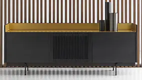 Mesa de televisión 3 puertas palilleria Stockholm by Punt