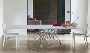 Mesa de comedor cermica Octa Bonaldo
