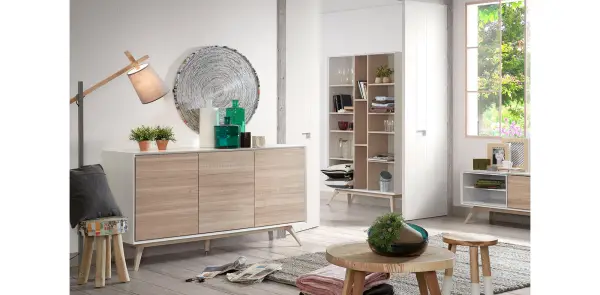 Salón nórdico Quatre escandy