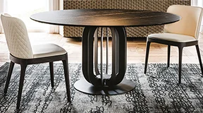 Mesa de comedor redonda keramik Soho Cattelan Mesa de comedor redonda keramik Soho Cattelan