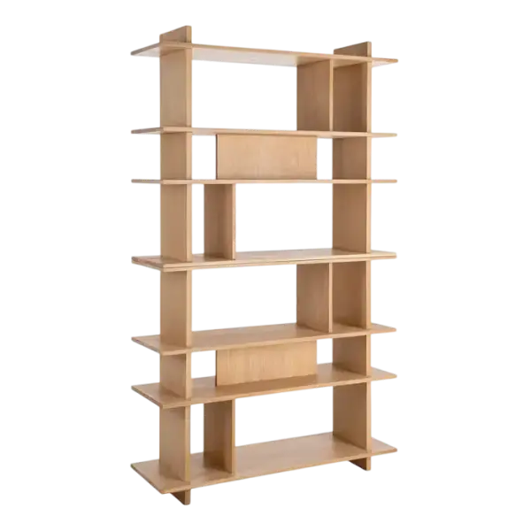 Estantería de madera natural madera Inari de 203