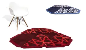 Alfombra de lana Pirámide