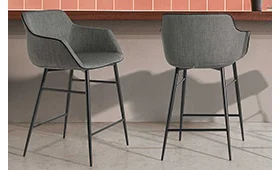 Taburete para barra de cocina tapizado Cremoni Taburete para barra de cocina tapizado Cremoni