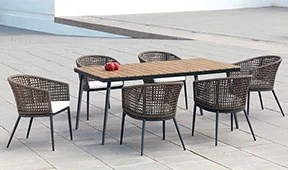 Mesa de comedor de jardín Maro Mesa de comedor de jardín Maro