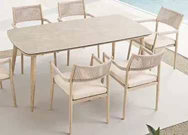 Mesa de comedor de jardín Timber