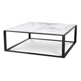 Mesa de centro mrmol blanco San Ramon