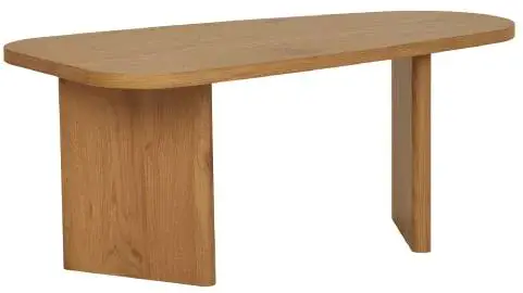 Mesa de centro de madera natural Melo