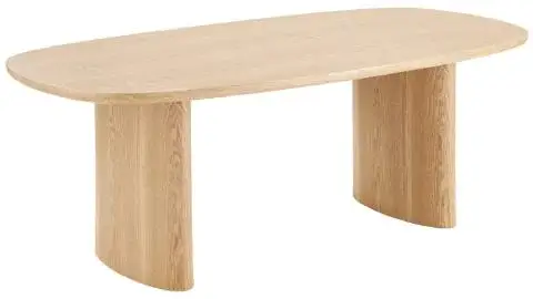 Mesa de comedor de madera de fresno 