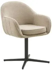 Silla de comedor giratoria Tamera 
