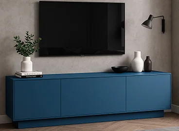 Mesa de televisión con zócalo Narel