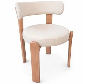 Silla tapizada nórdica Idun