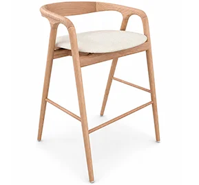 Taburete para barra de cocina tapizado nórdico Aria