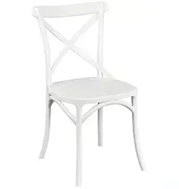 Silla cruz blanca