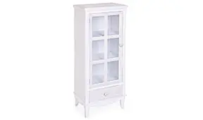 Vitrina 1 puerta 1 cajón vintage Charlene